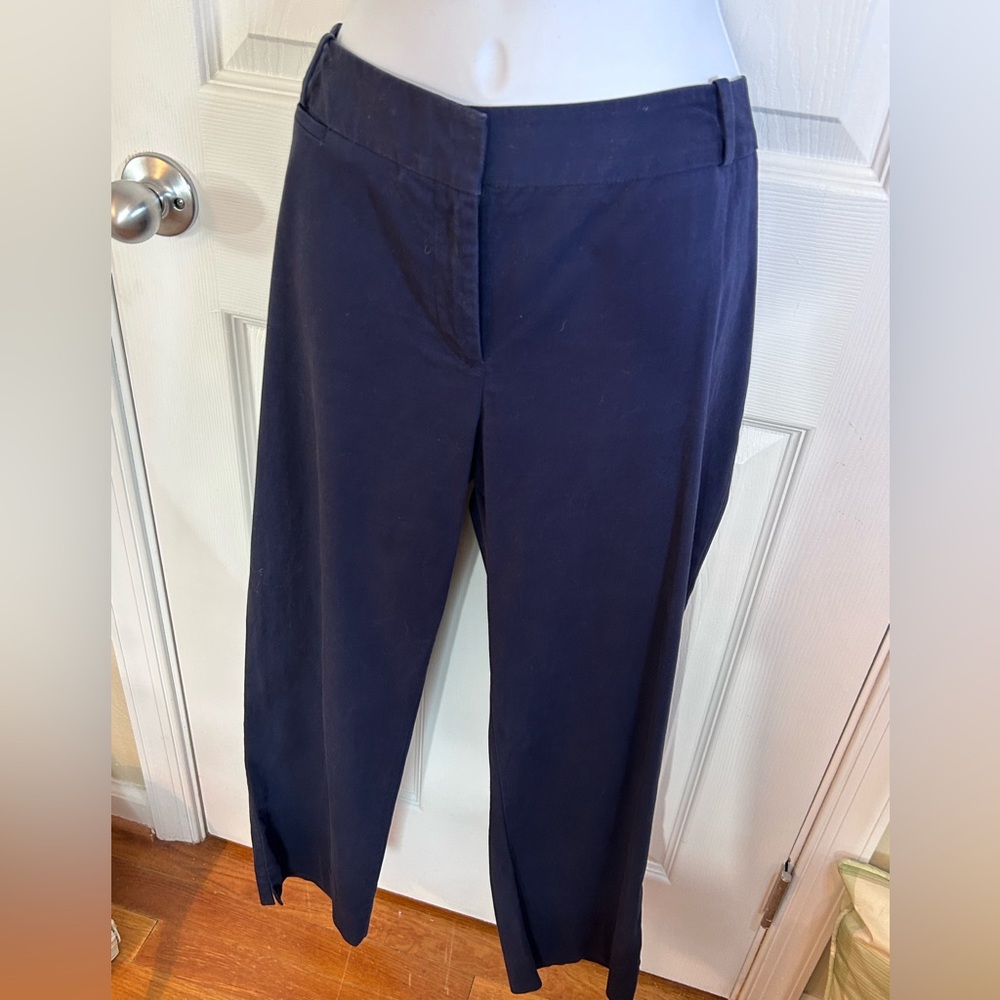 Talbots Navy Ankle-Length Pants